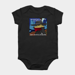 Crocco Baby Bodysuit - The Crocco Knows! by Crocco's Riverfront Apparel